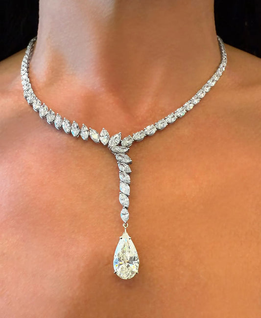 Colar Jack Moissanite Prata