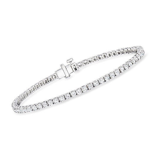 Riviera pulseira prata 925 (2mm) 10 pontos cada pedra 16 cm de comprimento