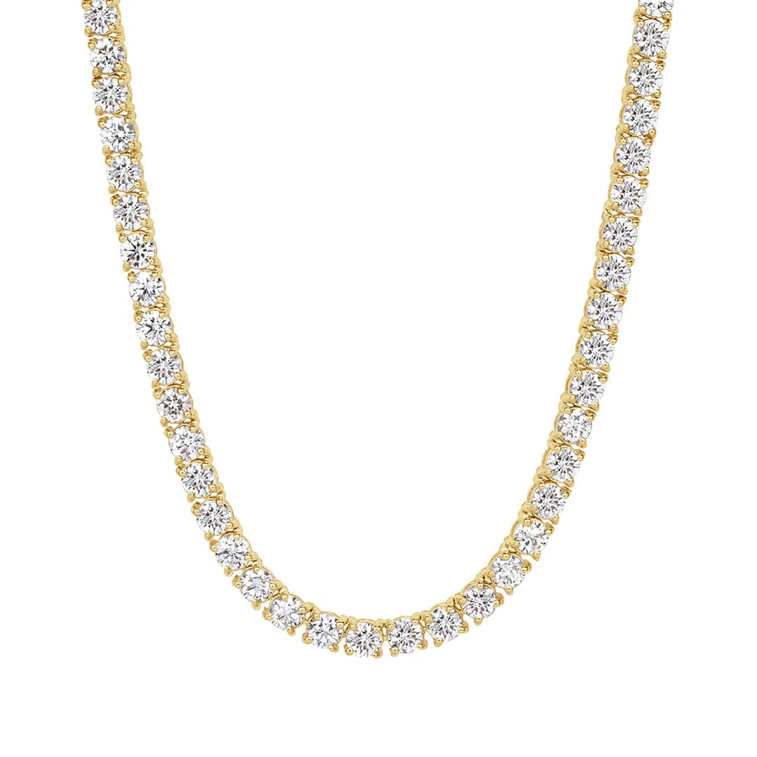 Riviera prata (2mm) 10 pontos cada pedra com 40 cm