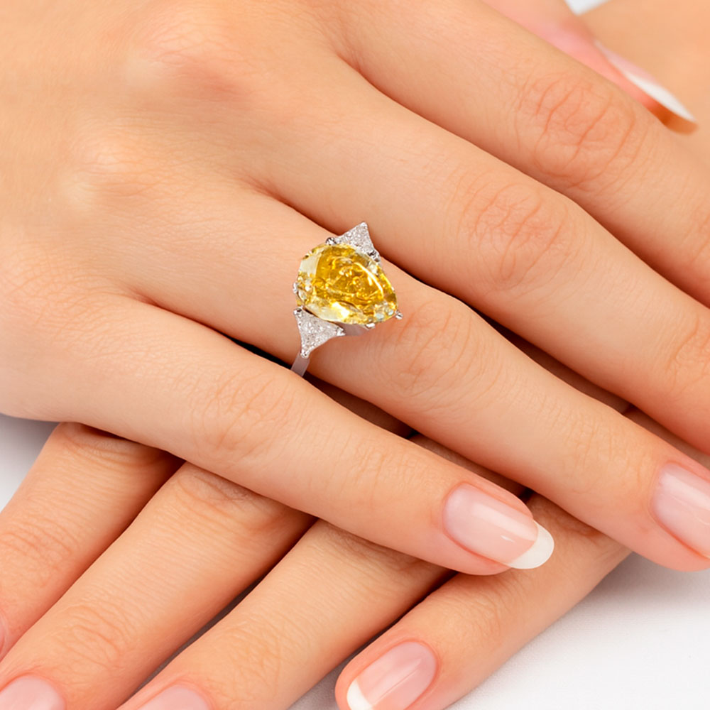 Anel Fancy Yellow