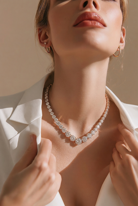 Riviera 6.5mm pedra central