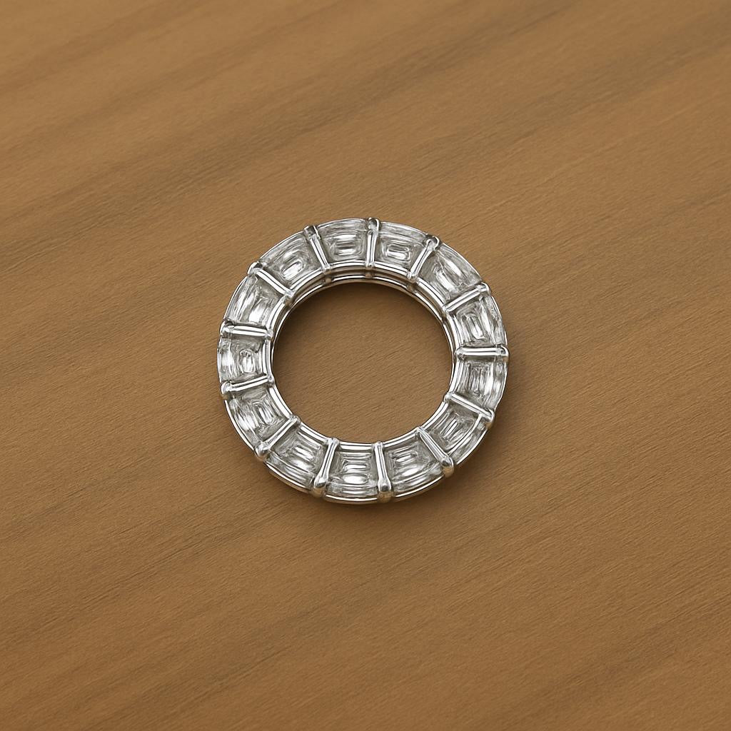 Aliança de 1 quilate cada pedras