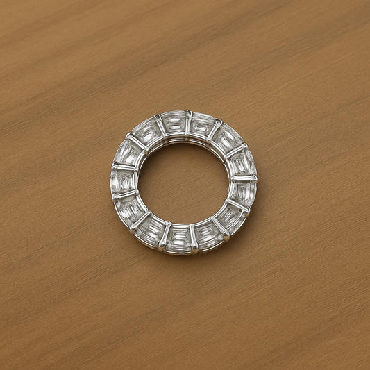 Aliança de 1 quilate cada pedras